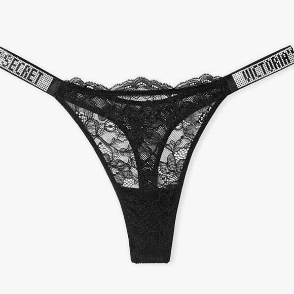 VICTORIA’S Secret very sexy Shine Strap push up bra & Shine thong…NWT SZ M/36C - Picture 4 of 4